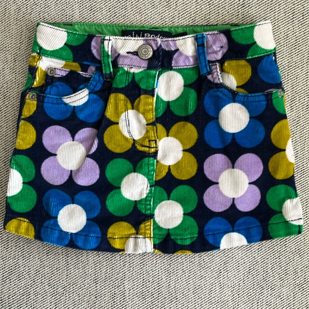 Mini Boden Girls Corduroy Skirt